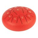 TONGUE DRUM HAYMAN DE 10 DO MAYOR 11 NOTAS ROJO