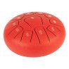 TONGUE DRUM HAYMAN DE 10 DO MAYOR 11 NOTAS ROJO