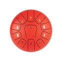 TONGUE DRUM HAYMAN DE 10 DO MAYOR 11 NOTAS ROJO