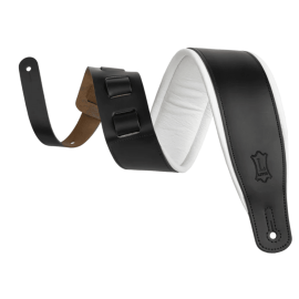 Correa Levy´s Amped Leather Series 3"" - Negra y Blanca
