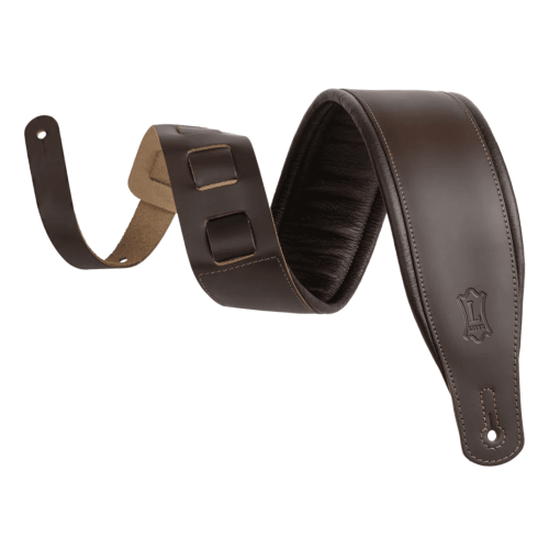 Correa Levy´s Amped Leather Series 3"" - Marrón oscuro