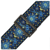Correa Levy's Vintage Hootenanny Series 2"" con soporte para púas - Azul